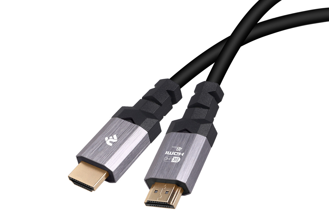 HDMI 2.1 - HDMI 2.1 кабель 1.8 метра для Телевізора Монітора Ноутбука 2Е (AM/AM) 4K/120Hz 8K/60Hz 48Gbps (2EW-1143-1.8M)