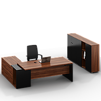 Кабінет Руководеля Глосс композиція No2 ширина 3480 мм (MConcept-ТМ)