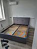 М'яке Ліжко 1,6 Лілу Підйомне з каркасом (Сірий Тканина), фото 2