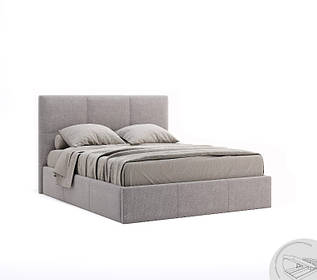 М'яке Ліжко 1,6 Лілу Підйомне з каркасом (Сірий Тканина)
