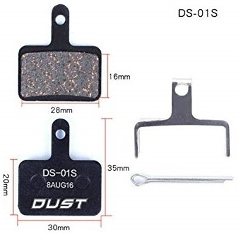 Колодки для дискових гальм DUST DS-01S