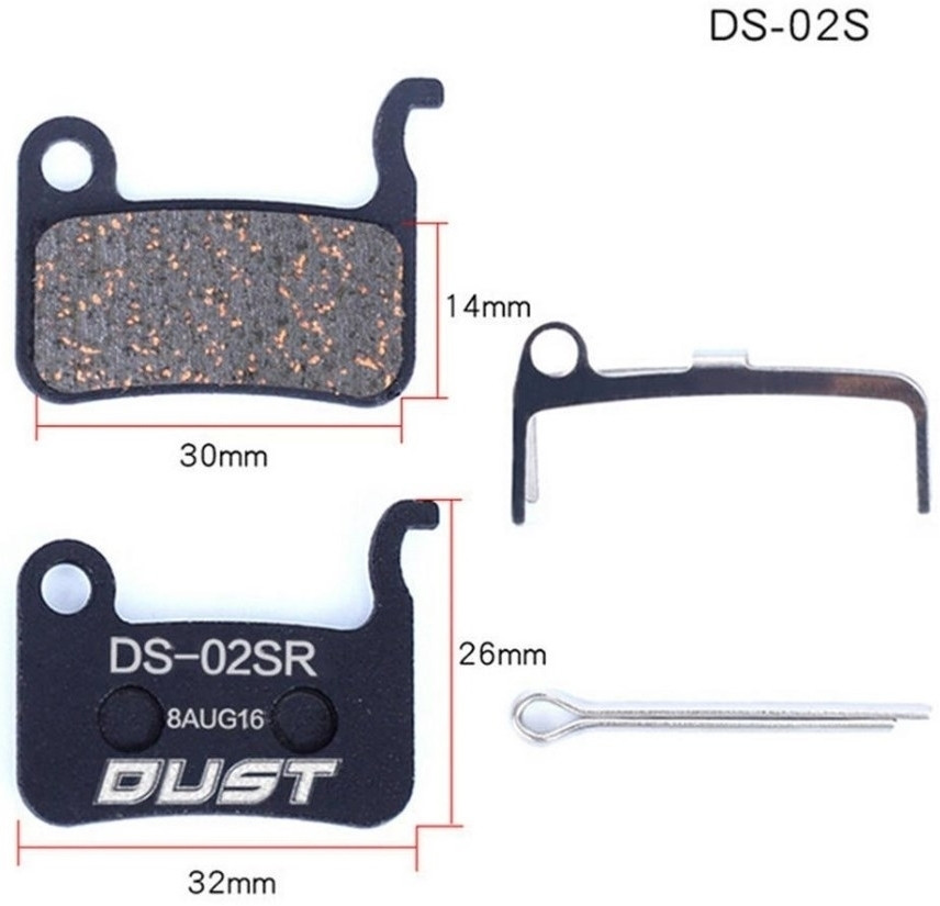 Колодки для дискових гальм DUST DS-02S