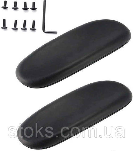 Комплект 2шт Накладки на подлокотники к офисному креслу Пара ...