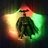 Дитяча подушка-нічник Batman — світильник подушка Бетмен - дитячий нічник, фото 3