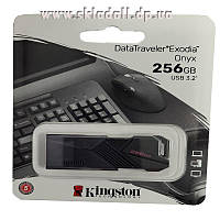 Флеш пямять256Gb Kingston USB 3.2 DT Exodia Onyx Black