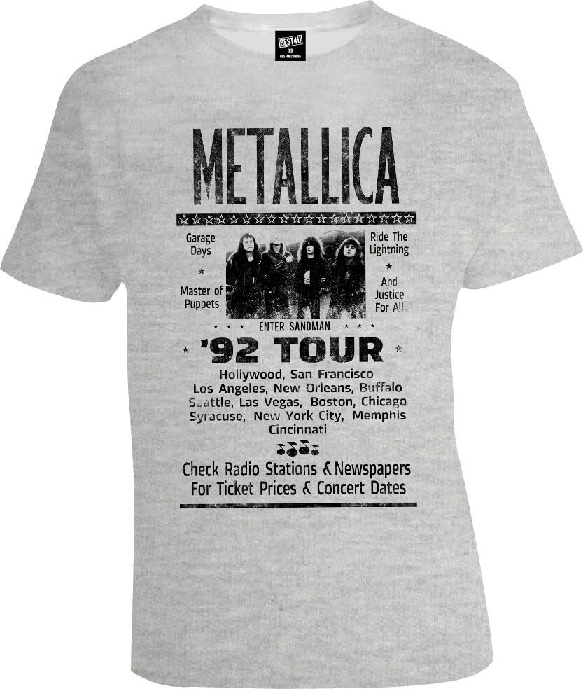 Футболка Metallica 92 Tour купить по лучшей цене в интернет-магазине ...