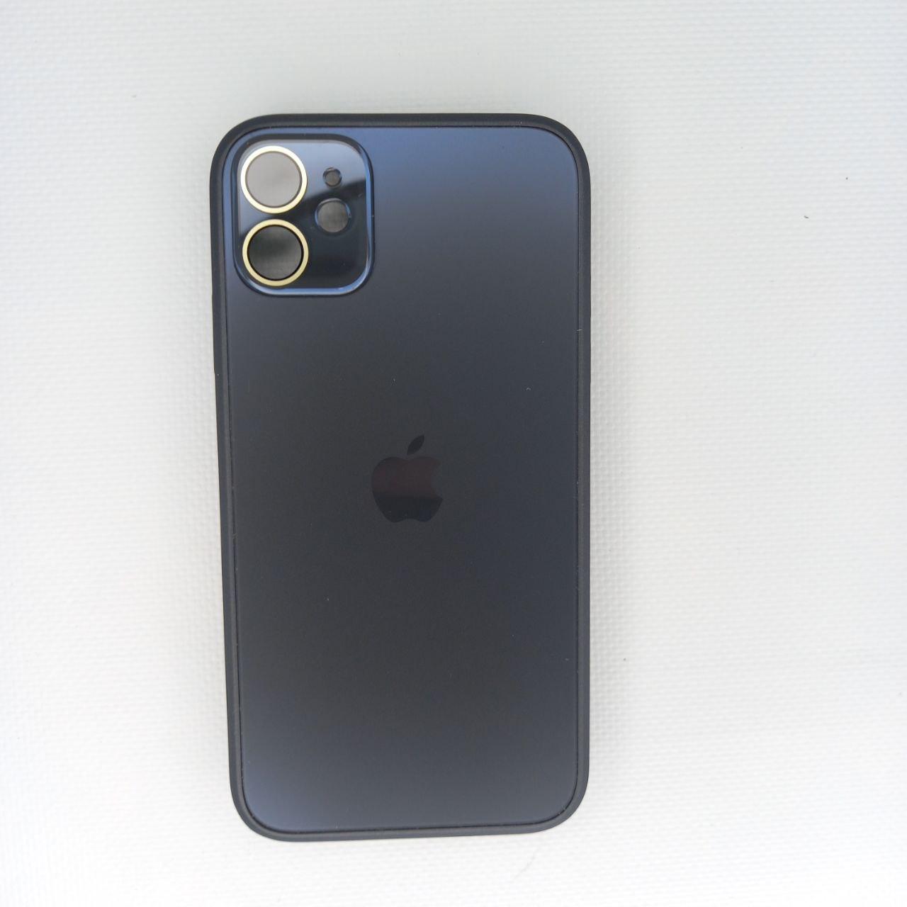 Чохол для iPhone NEW AG Glass Case MagSafe Black