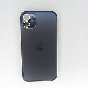 Чохол для iPhone NEW AG Glass Case MagSafe Black