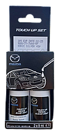 Оригінальна фарба для відколів і подряпин Mazda Sonic Silver 45P 9000-77-7W04-5P