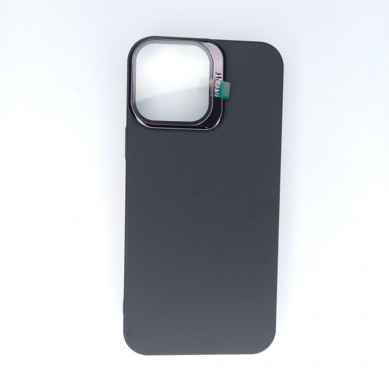 Чохол для iPhone з підставкою-захистом на камері Black