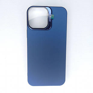 Чохол для iPhone з підставкою-захистом на камері  Navy Blue