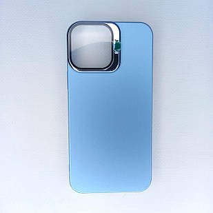 Чохол для iPhone з підставкою-захистом на камері  Light Blue
