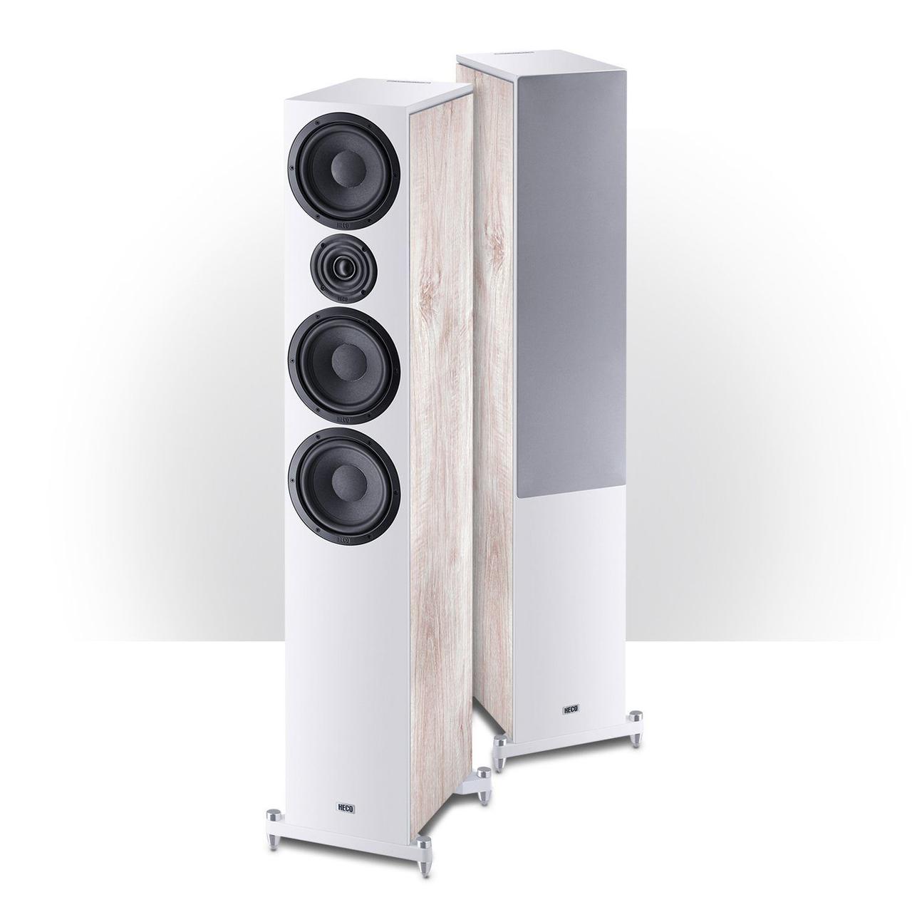 Трисмугові підлогові колонки HECO Aurora 700 ivory white
