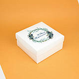 Подарункова коробка на День народження 195*195*97 мм Картонна Коробочка під подарунок мамі від дочки, фото 2