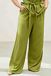 Широкі штапельні брюки Еві кльош літні 42-56 розміри різні кольори, фото 7