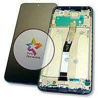 Дисплей Xiaomi RedMi Note 9S M2003J6A1G | M2003J6A1R з тачскрином та рамкою, синій Original (PRC) | модуль