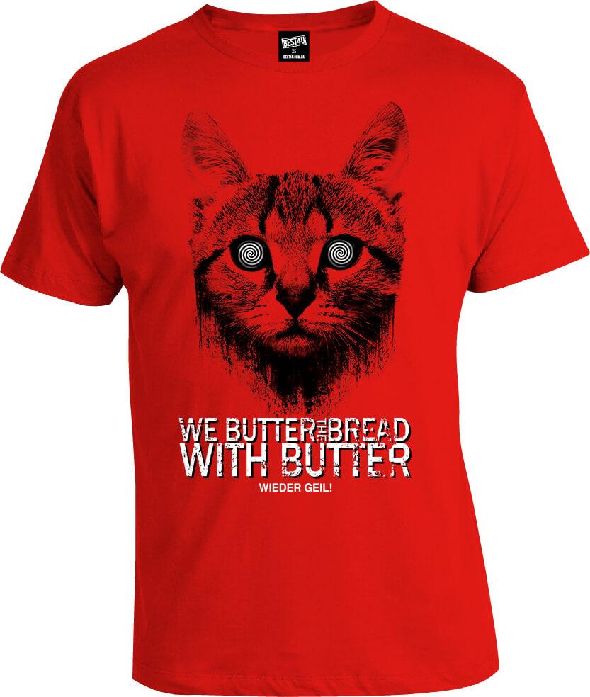 Футболка We Butter the Bread With Butter Wieder Geil  |  Футболка музична  |  Футболка з тематикою року, фото 1