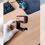 Тримач для навушників універсальний / Настільне кріплення - підставка під навушники, фото 3
