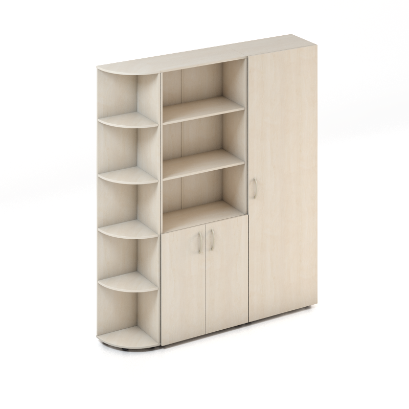 Комплект офісних шаф Сенс композиція No14 ширина 1638 мм (MConcept-ТМ)