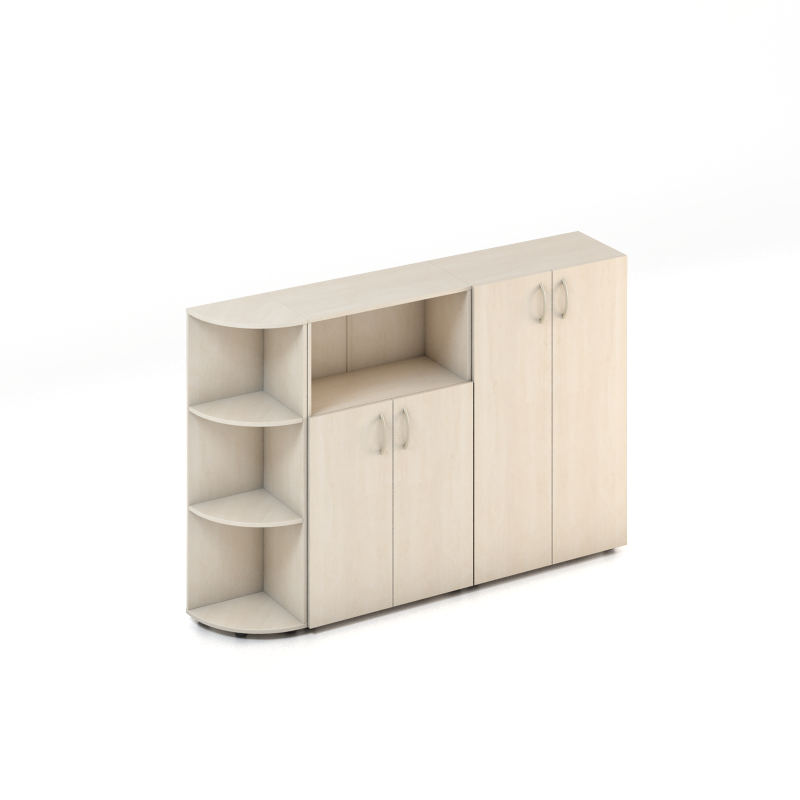 Комплект офісних шаф Сенс композиція No11 ширина 1744 мм (MConcept-ТМ)