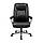 Крісло офісне Еліт про хром підлокітники пластик механізм Tilt шкіра чорна (Richman ТМ), фото 3