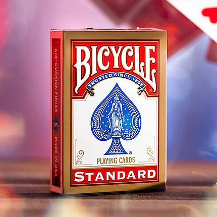 Карти гральні | Bicycle Standard (Rider Back) червона, фото 2