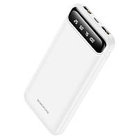 Повербанк PowerBank 10000mAh Borofone BJ14W Freeway 2 x USB + USB Type-C/micro-USB, USB Type-C White