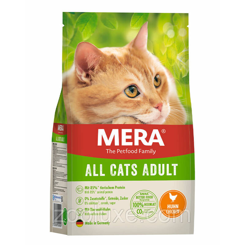 Mera All Cats Adult Chicken 10 кг корм для котів Mera Cats All Adult Huhn 10 кг / Мері Курка