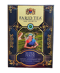 Чай чорний листовий Farid Tea СуперПеко 100 г.