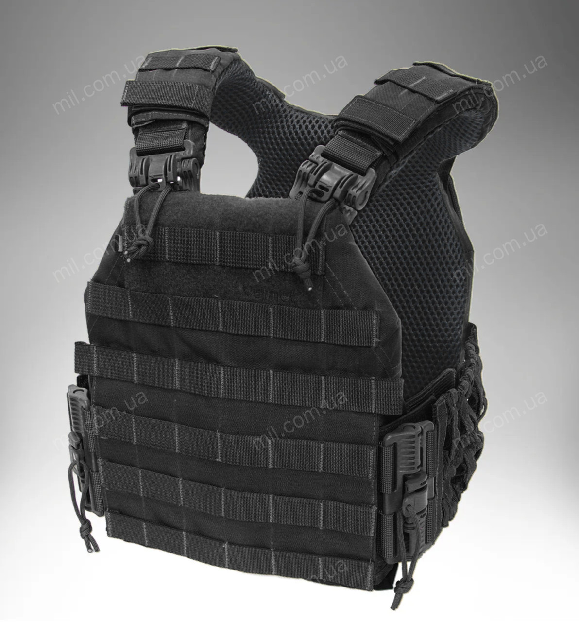 Плитоноска / бронежилет (чохол) із скелетними камербандами Plate Carrier VELMET PERUN 4-20 RB (black)