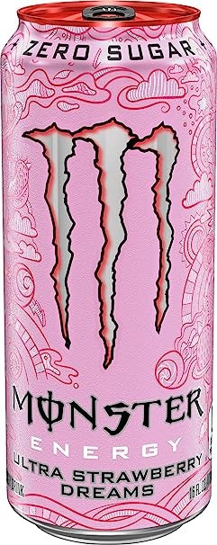Енергетик Monster Energy Ultra Strawberry Dreams Sugar Free 473ml