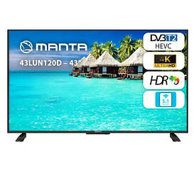 Телевізор Manta 43LUN120D - 43" - 4K - 50 Гц