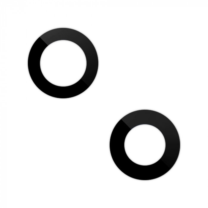 Скло камери для iPhone 13, iPhone 13 Mini, чорне, (комплект 2 шт.) оригінал (54), фото 1