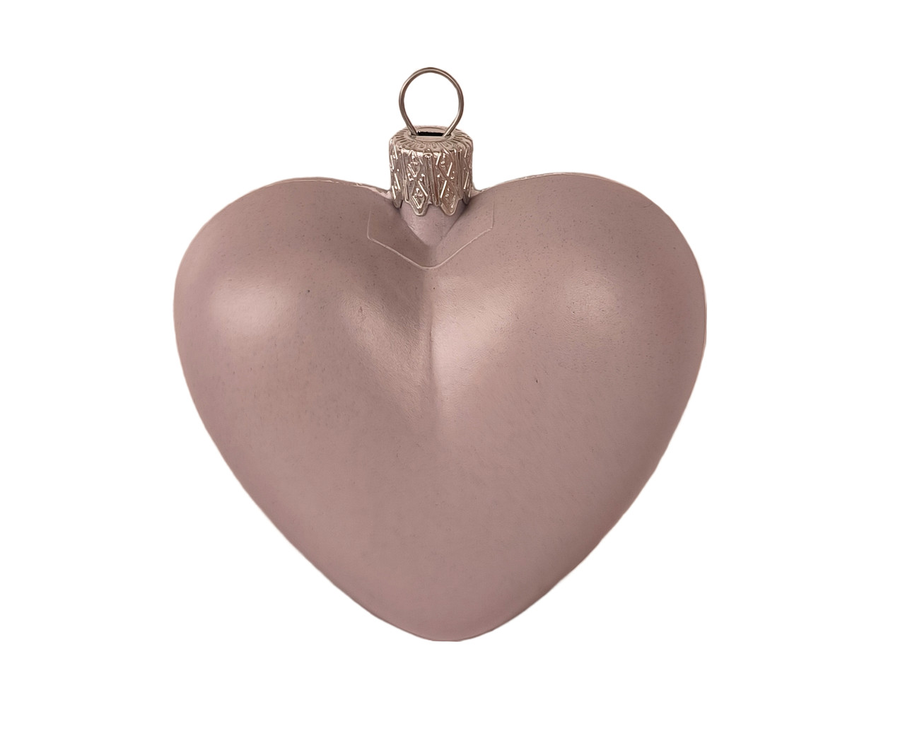 Пластикова іграшка на ялинку "Серце" 6*8 см. |заготівля для декору | під фарбування | для декупажу