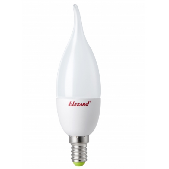 Лампа LED B35 5W E27 2700K 220V CANDLE Лезард