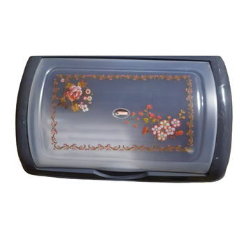 Хлібниця maxi пластик сірий металік ELIF