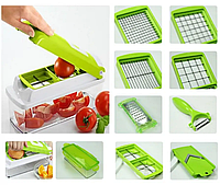 Овощерезка ручная шинковка мультислайсер Nicer Dicer Plus Аппарат для нарезки овощей Овощерезки, яйцерезки