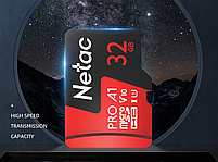 Карта пам'яті Netac P500 Red V10 32GB micro SD (TF) class 10 UHS-I High Speed, фото 2