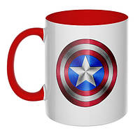 Кружка Капитан Америка, цветная (товары Marvel)