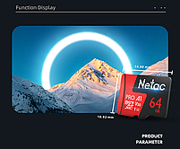 Карта пам'яті Netac P500 Red V10 64GB micro SD (TF) class 10 UHS-I High Speed, фото 2