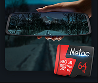 Карта пам'яті Netac P500 Red V10 64GB micro SD (TF) class 10 UHS-I High Speed, фото 3