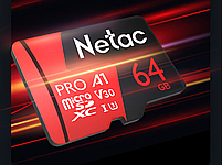 Карта пам'яті Netac P500 Red V10 64GB micro SD (TF) class 10 UHS-I High Speed, фото 5