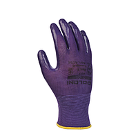 Перчатки 4594 D-OIL трикотаж нитриловое покрытие неполное обливание р.8(M) фиолетовый ДКГ