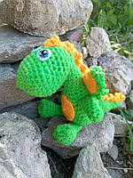 В'язана іграшка Дракошка символ 2024 г ручна робота м'яка іграшка дракон, динозавр