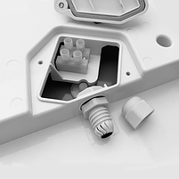 LED Світильник ЖКГ 30W 5000К 220V круглий Videx, фото 3
