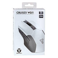 Компьютерная беспроводная игровая Bluetooth мышка (оптическая) | 2400dpi (белая) | Fantech Cruiser WG11