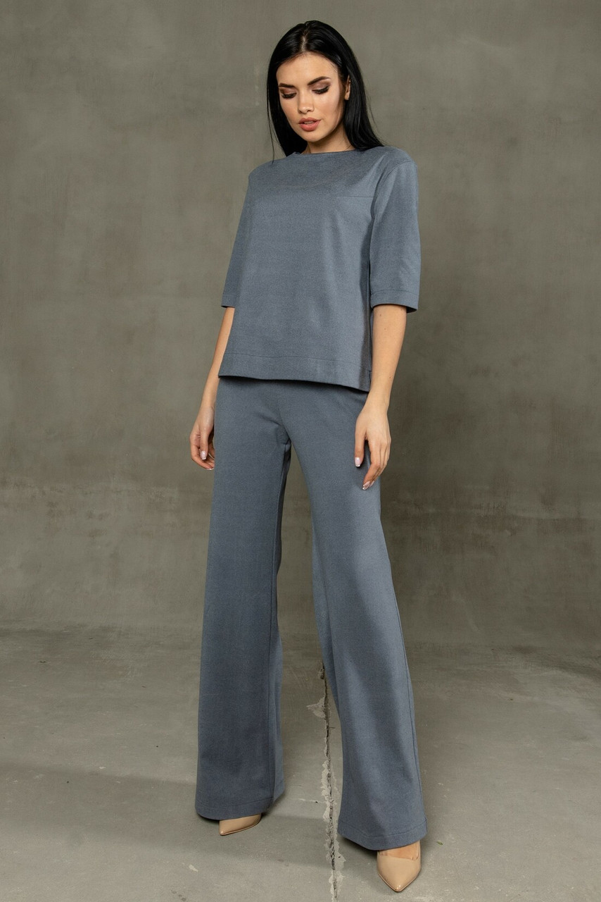 Модні зручні жіночі брюки Андреа кльош від стегна вельветові 42-56 розміри різні кольори, фото 1