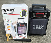 Портативна колонка, 80 Вт с Bluetooth на аккумуляторе с микрофоном Golon RX-2900BT