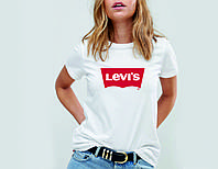 Футболка Levi's Левис. Модная летняя футболка унисекс .