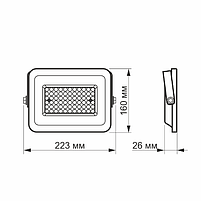 LED прожектор VIDEX F2e 50 W 5000 K, фото 6